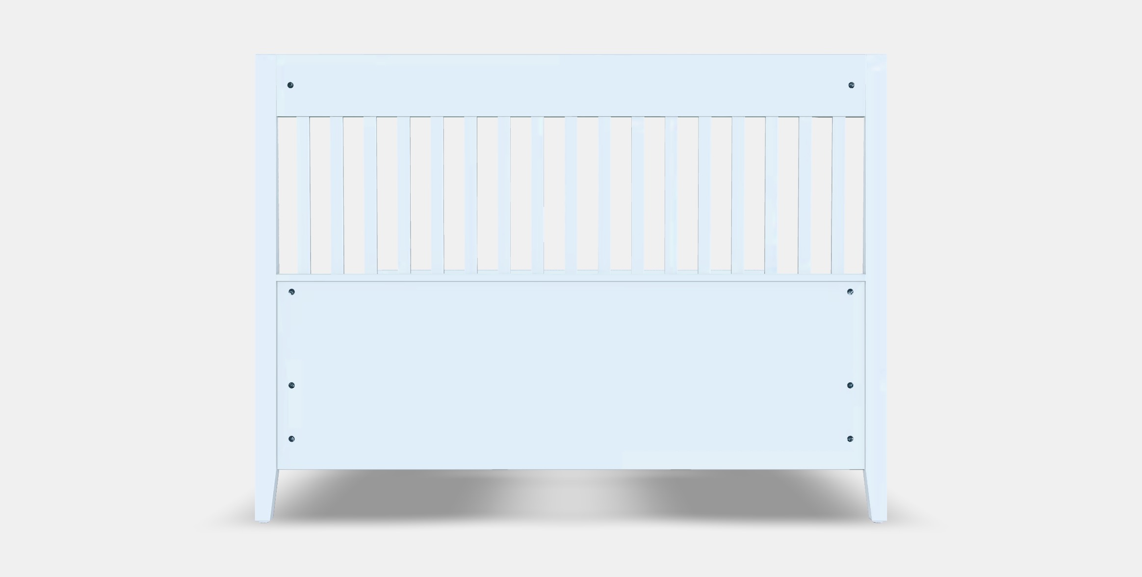 IDANAS Bed frame with storage 7 Low-poly 3D model_15