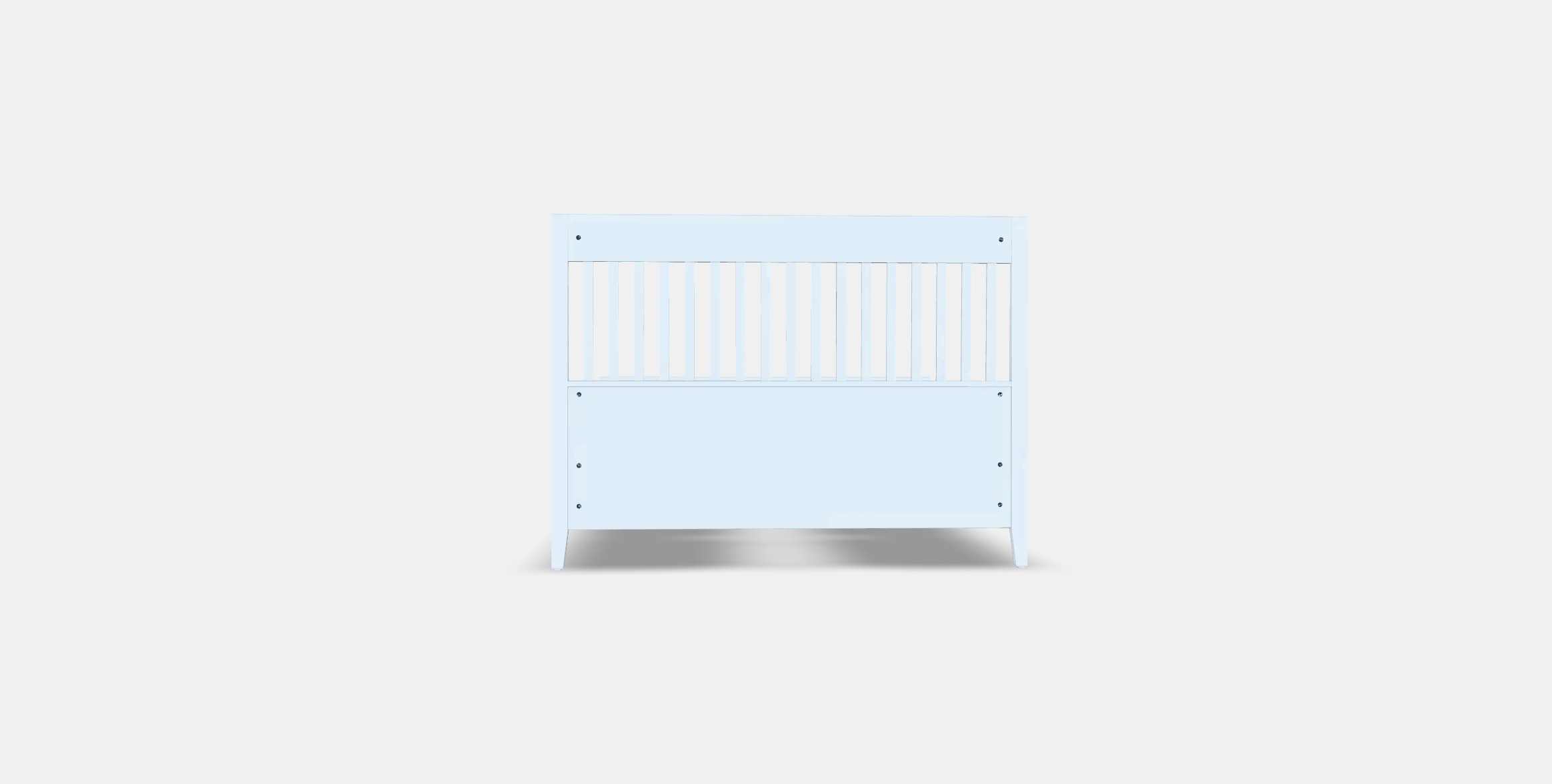 IDANAS Bed frame with storage 7 Low-poly 3D model_14