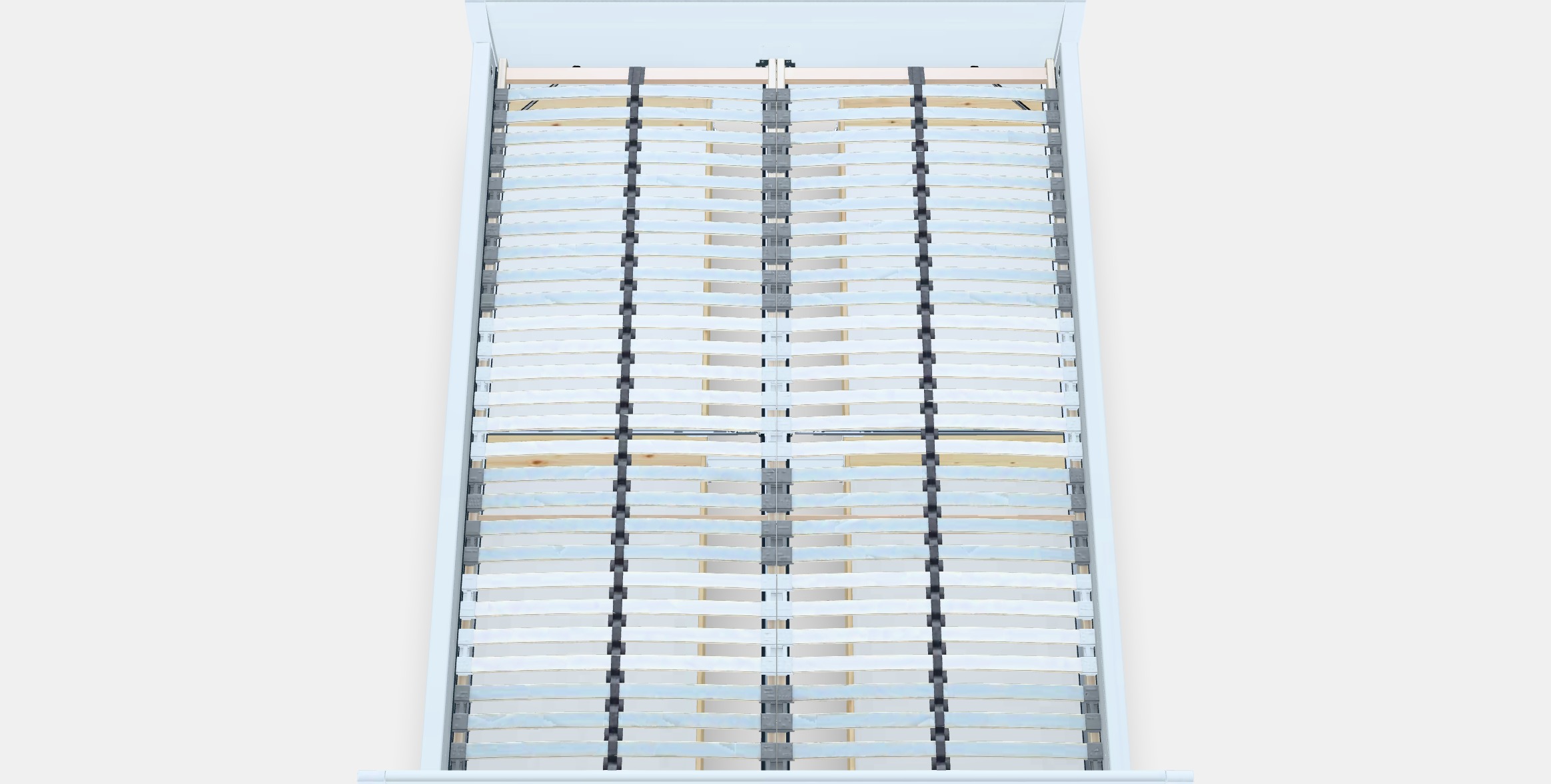 IDANAS Bed frame with storage 7 Low-poly 3D model_3