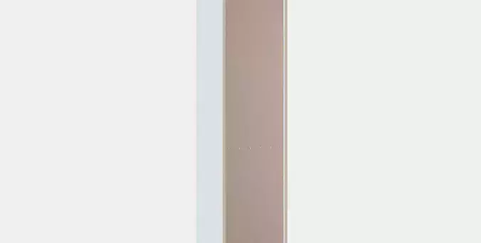 BILLY - OXBERG Bookcase with glass door