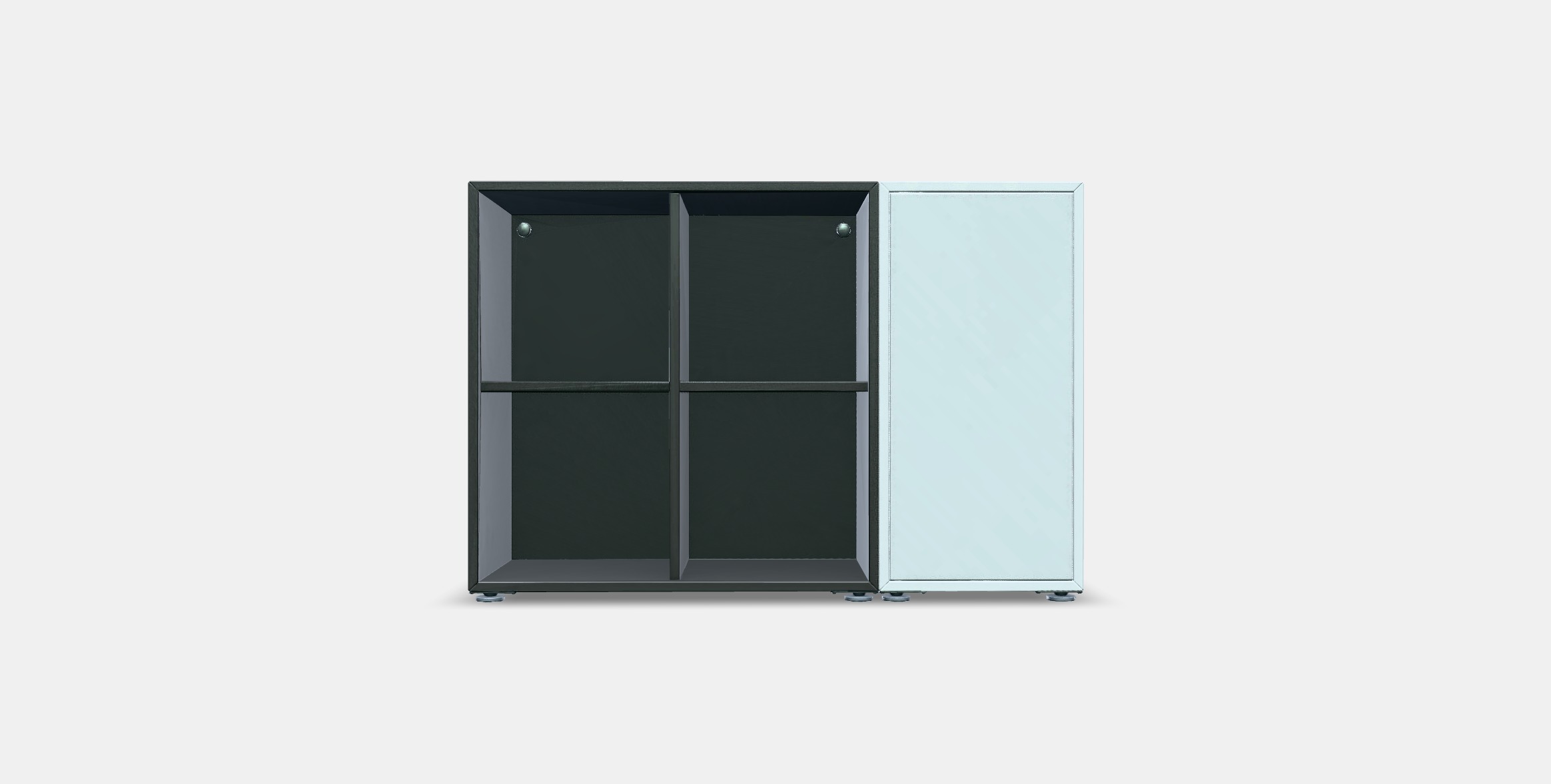 EKET Cabinet combination with feet 9 Low-poly 3D model_10