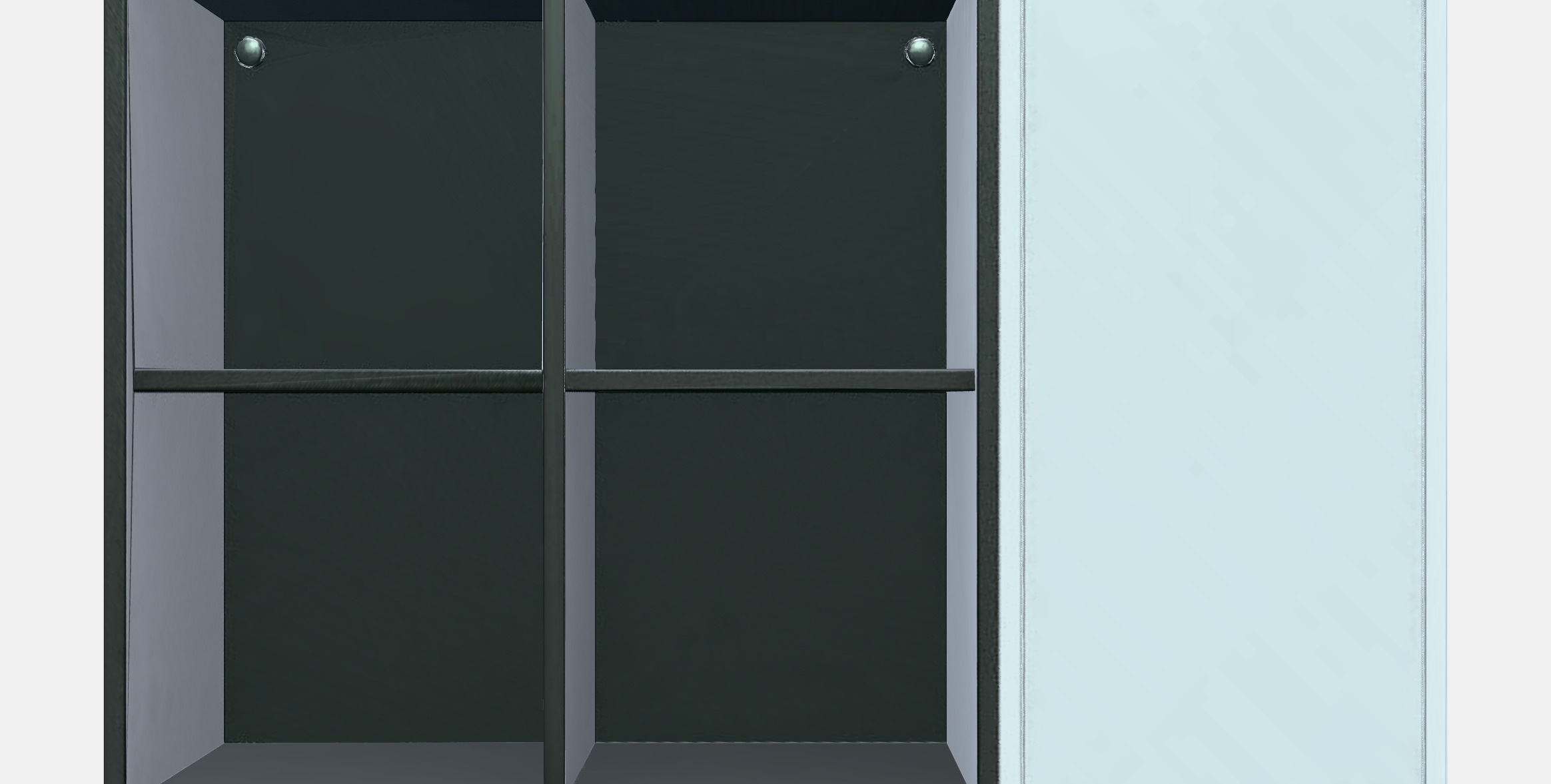 EKET Cabinet combination with feet 9 Low-poly 3D model_11