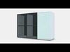 EKET Cabinet combination with feet 9 Low-poly 3D model_1