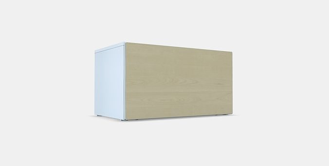 SMASTAD Bench with toy storage 5 Low-poly 3D model