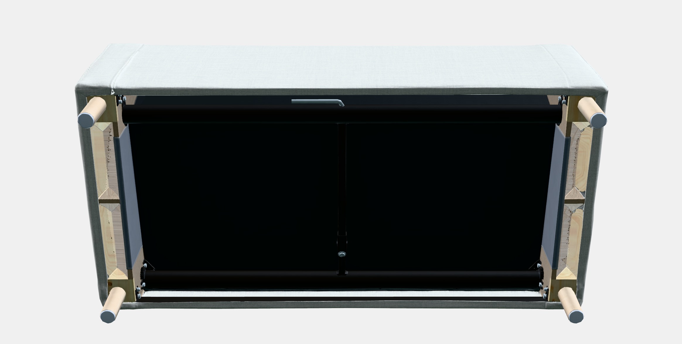 PARUP 2-seat sofa Low-poly 3D model_7