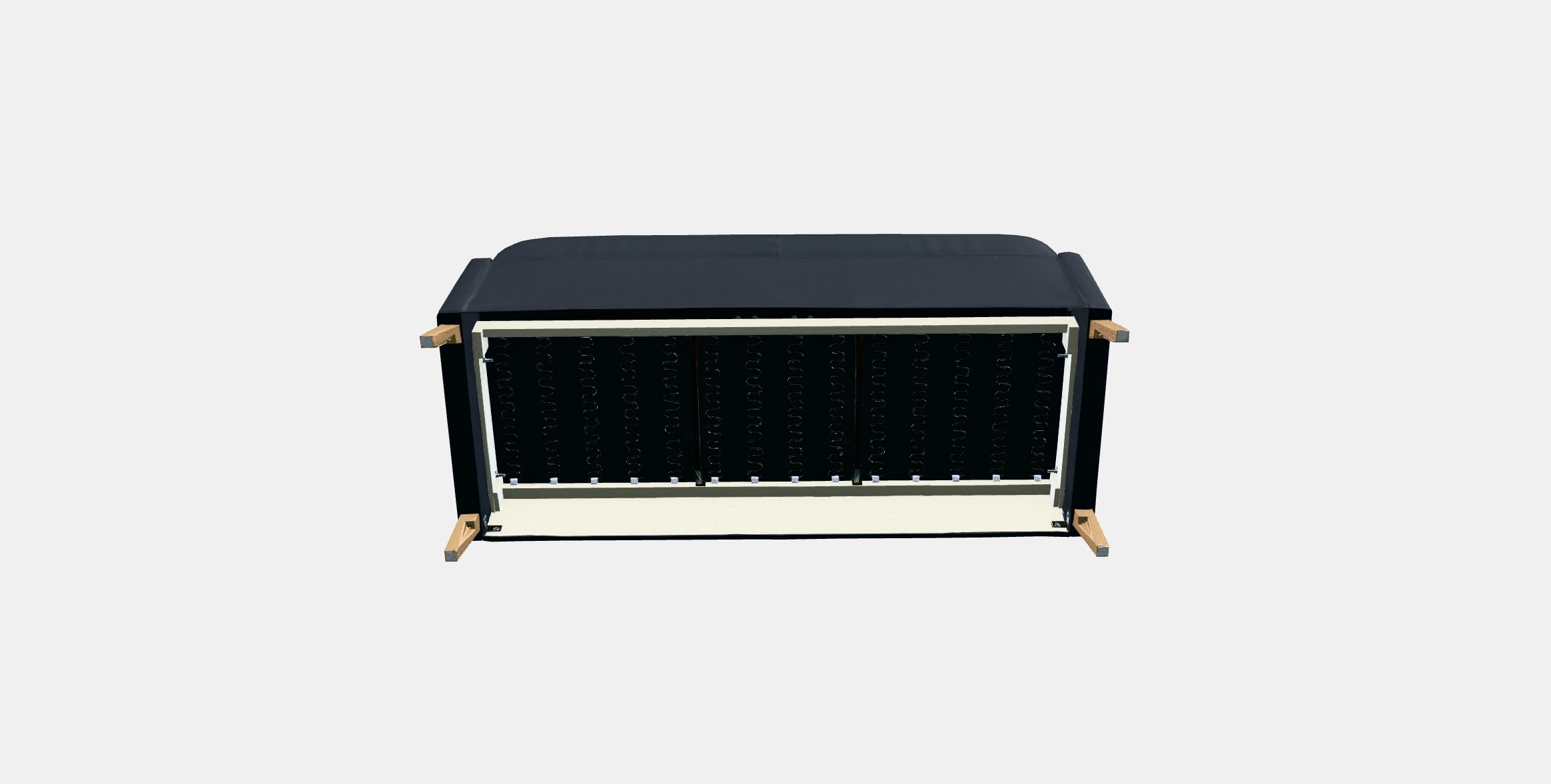 LINANAS 3-seat sofa 1 Low-poly 3D model_7