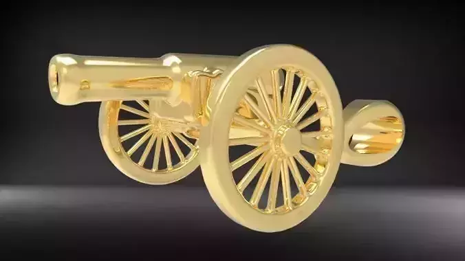  Artillery Cannon Pendant Necklace Charm Jewelry