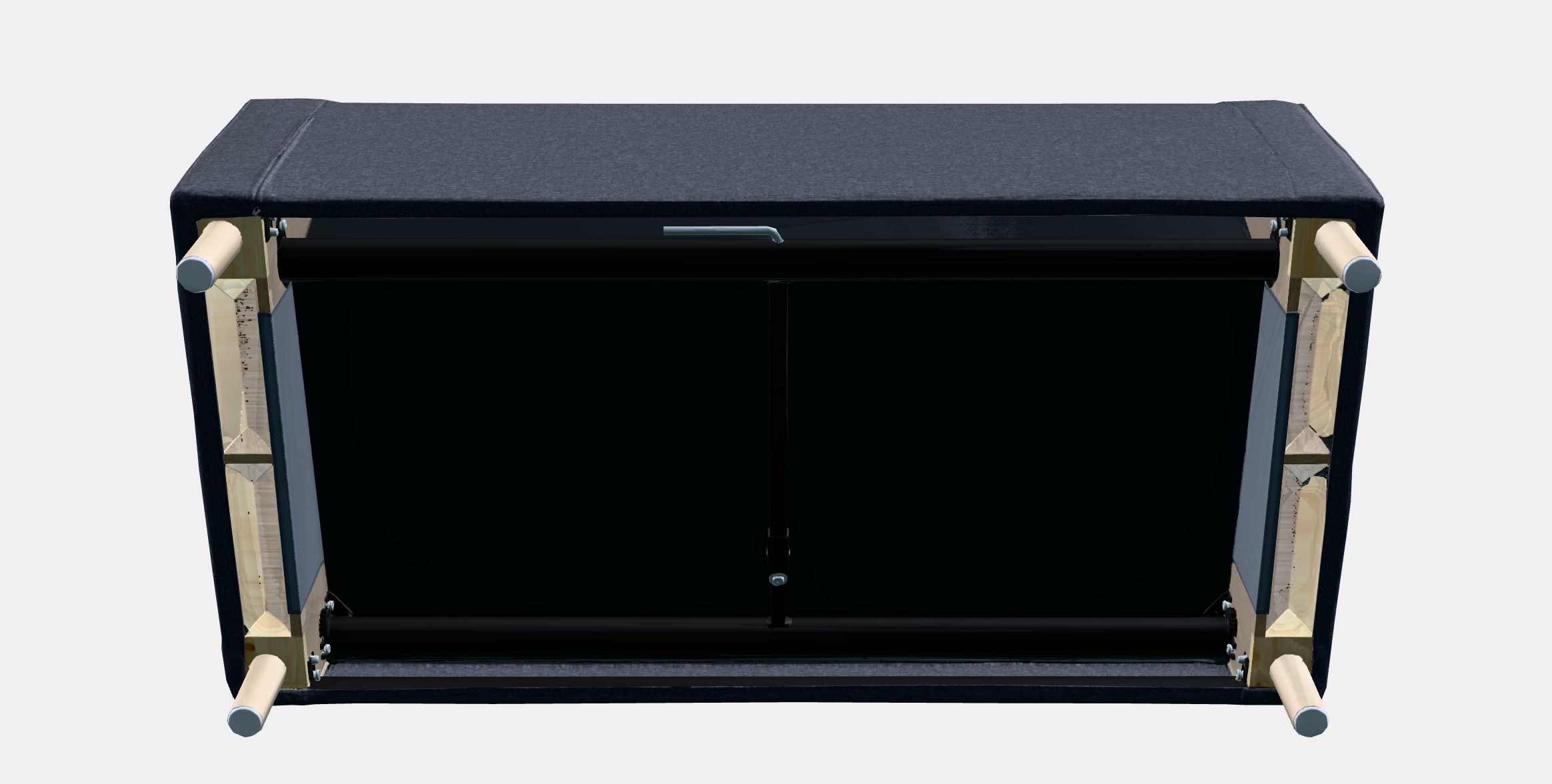 PARUP 2-seat sofa 1 Low-poly 3D model_7