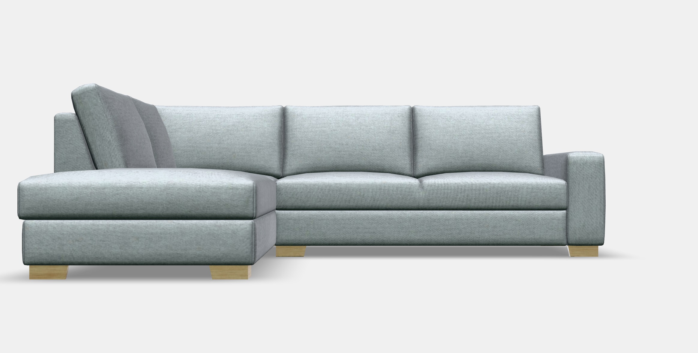 SORVALLEN Corner sofa 3-seat Low-poly 3D model_10