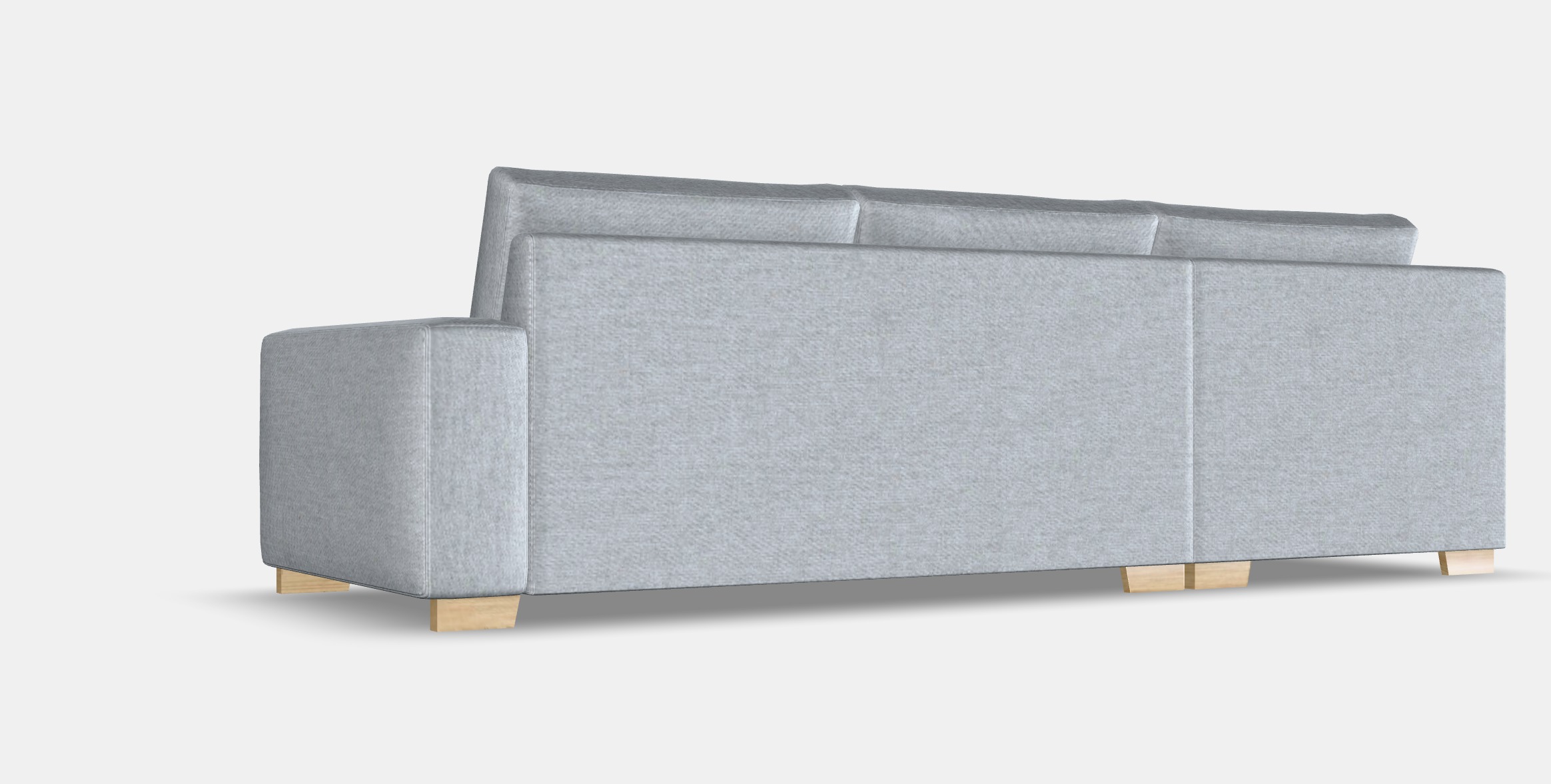 SORVALLEN Corner sofa 3-seat Low-poly 3D model_2