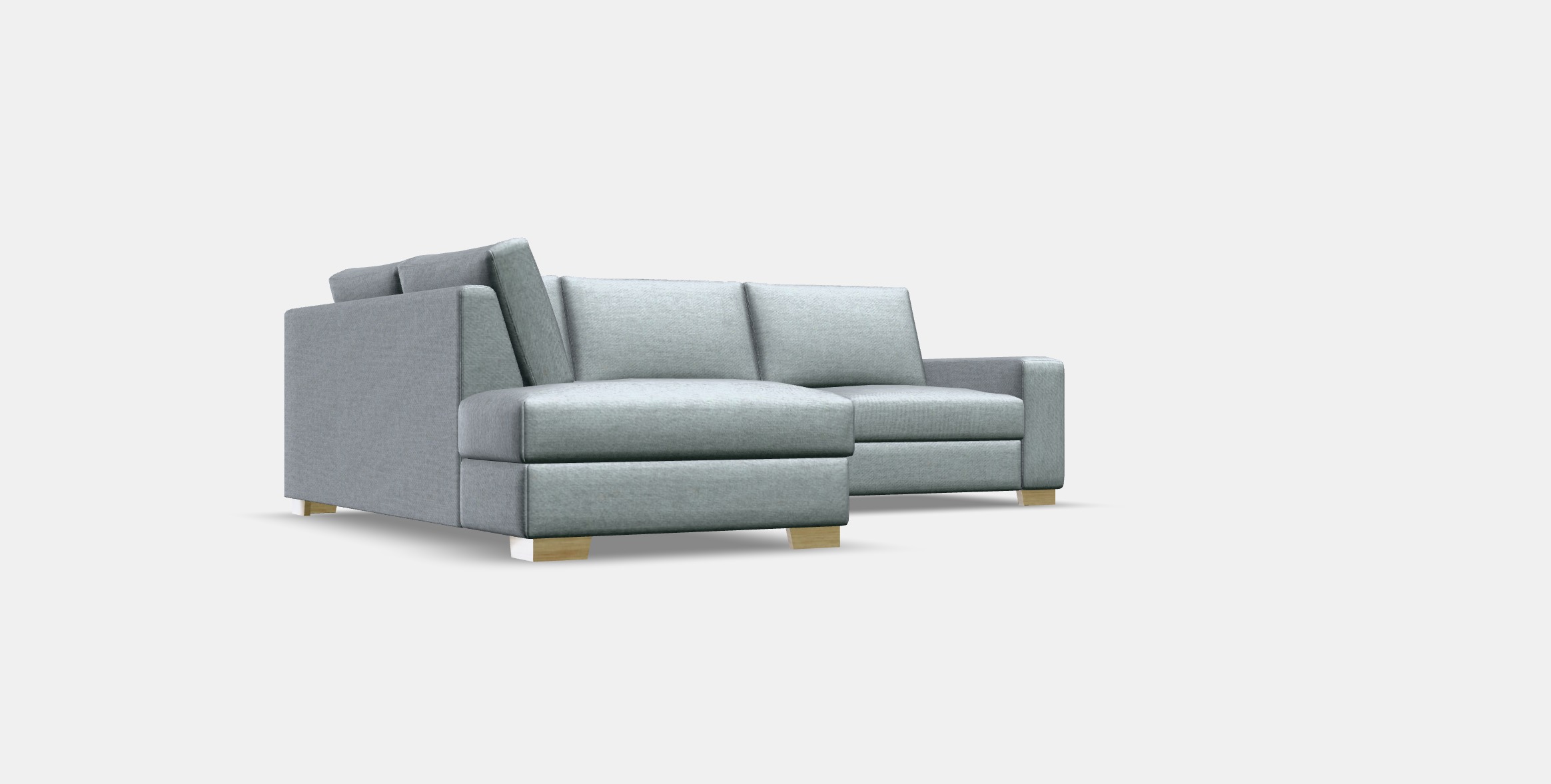 SORVALLEN Corner sofa 3-seat Low-poly 3D model_8