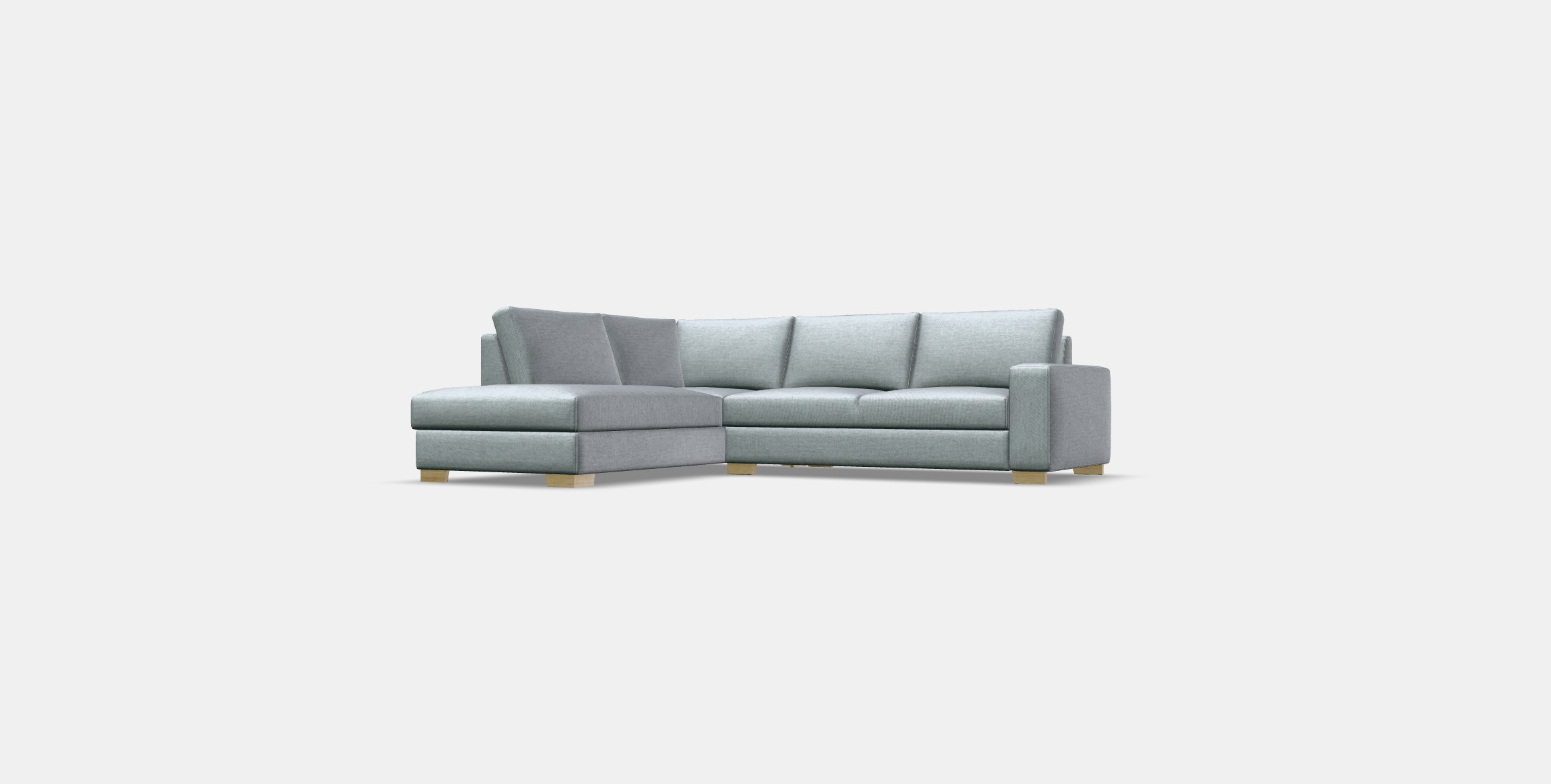 SORVALLEN Corner sofa 3-seat Low-poly 3D model_12