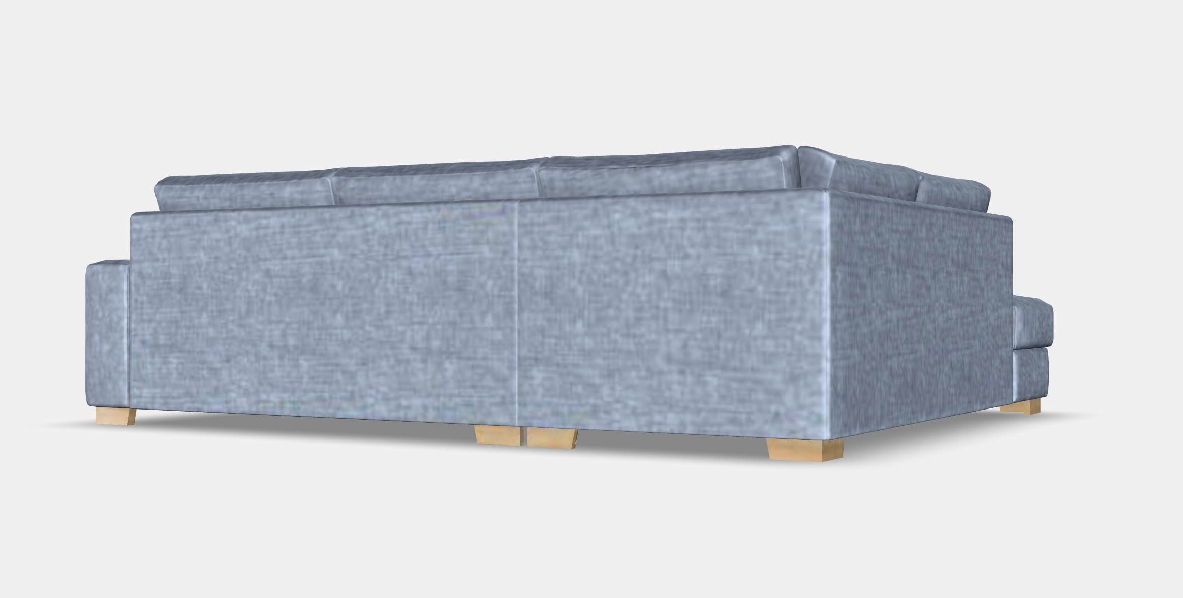 SORVALLEN Corner sofa 3-seat 1 Low-poly 3D model_6