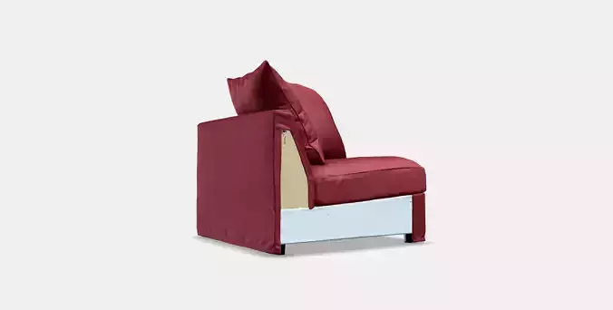 GRONLID Cover for corner section 3 Low-poly 3D model