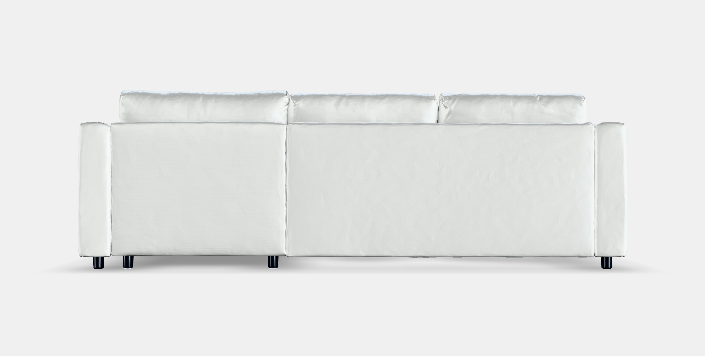 VIMLE Cover 3-seat sofa w chaise longue 2 Low-poly 3D model_15