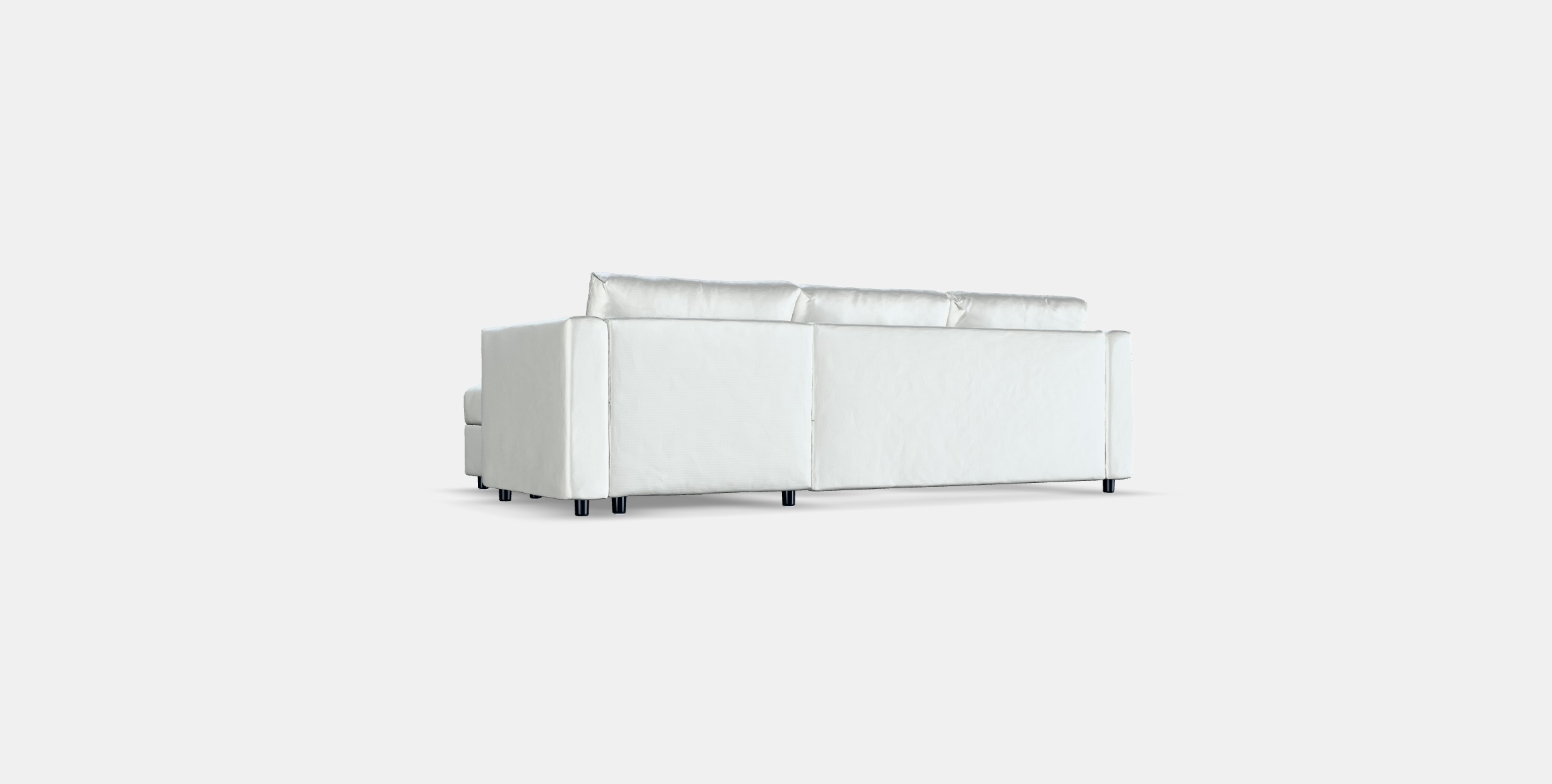 VIMLE Cover 3-seat sofa w chaise longue 2 Low-poly 3D model_16