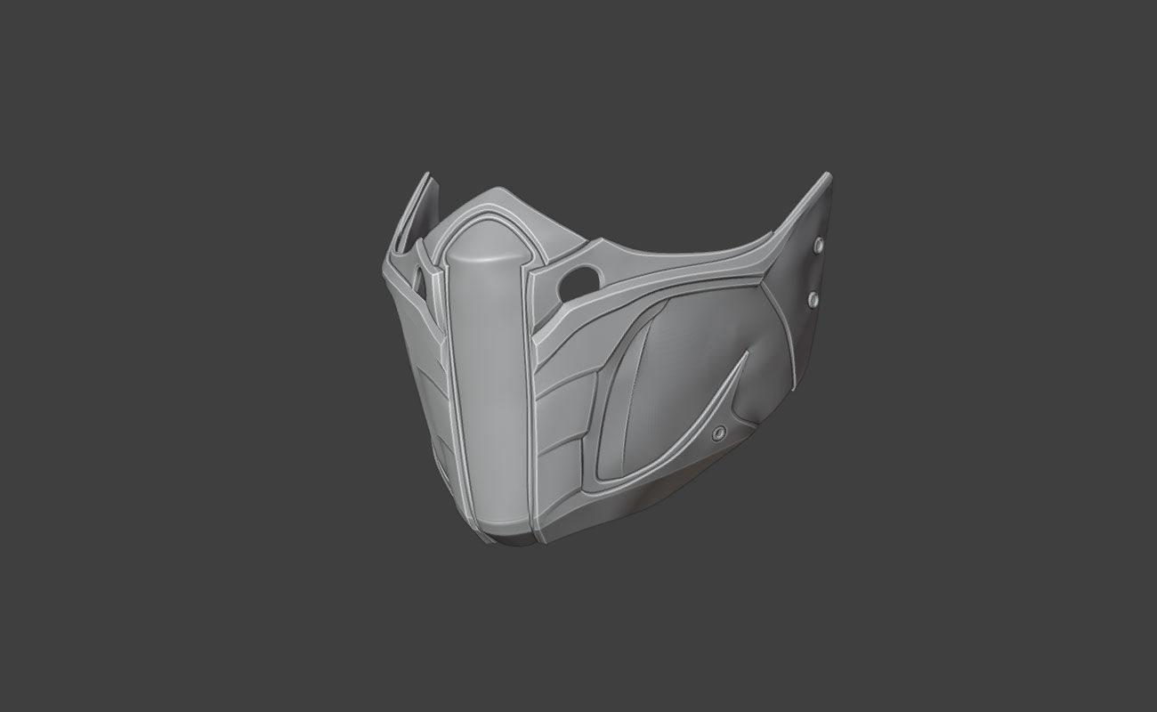 Jade mask from MK11 -Unrivaled Assasin 3D print model_2