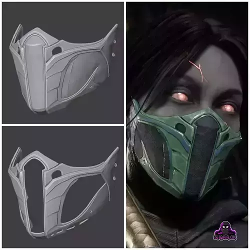 Jade mask from MK11 -Unrivaled Assasin