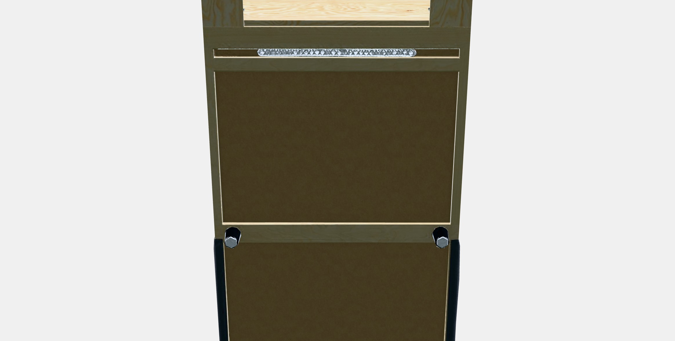 VIMLE Cover for chaise longue section 1 Low-poly 3D model_8