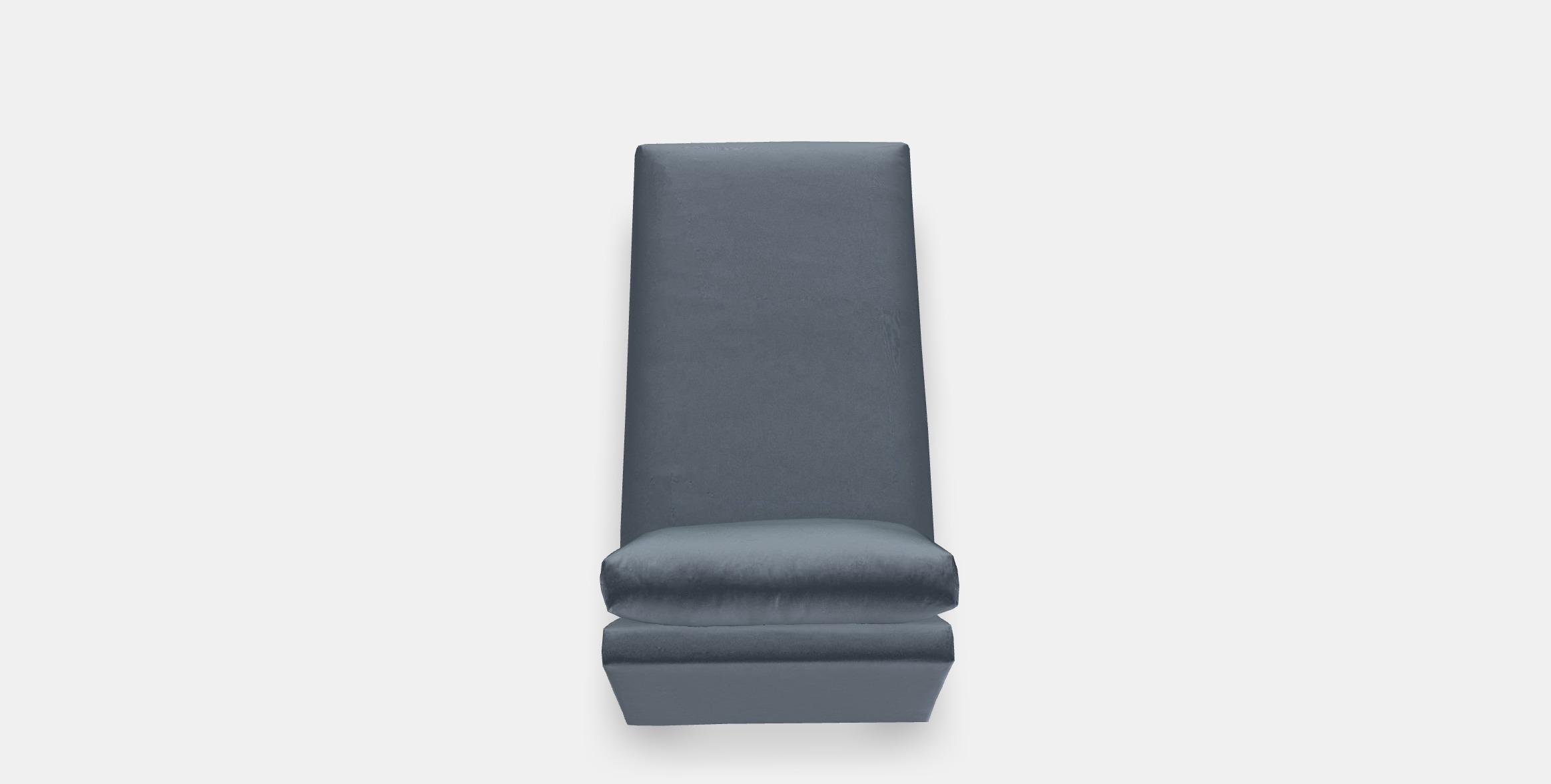 VIMLE Cover for chaise longue section 1 Low-poly 3D model_2