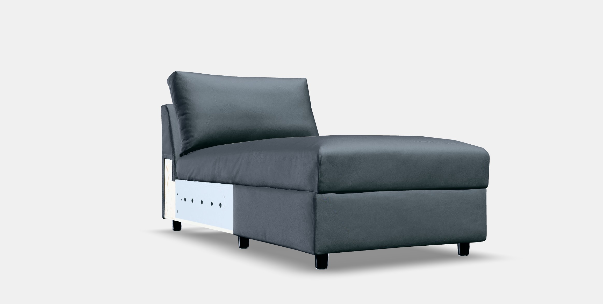 VIMLE Cover for chaise longue section 1 Low-poly 3D model_10