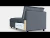 VIMLE Cover for chaise longue section 1 Low-poly 3D model_1