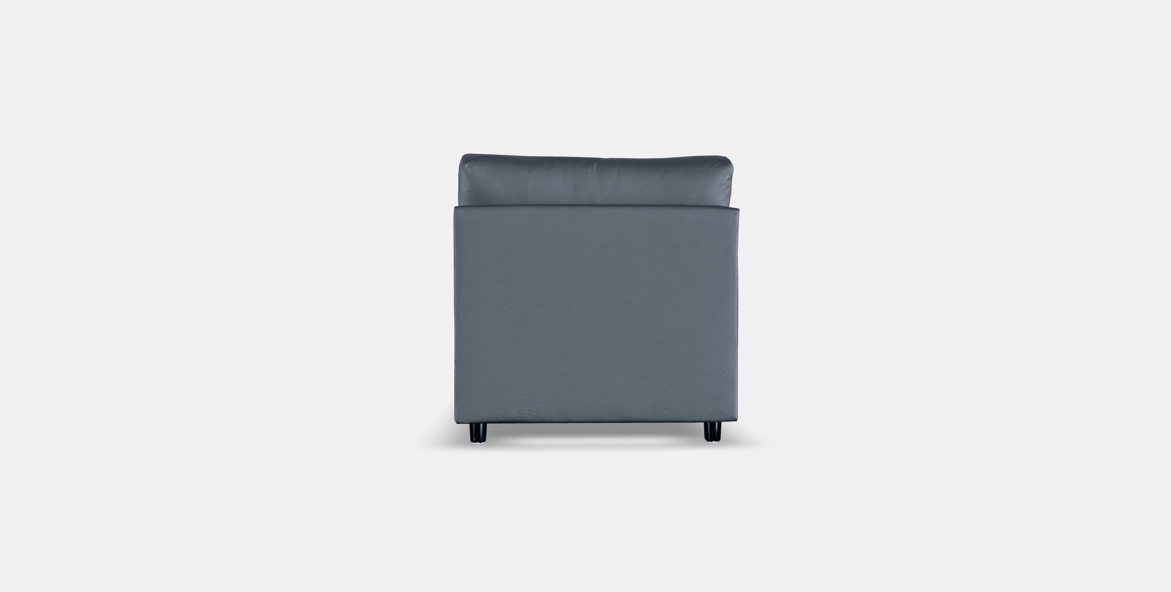 VIMLE Cover for chaise longue section 1 Low-poly 3D model_14