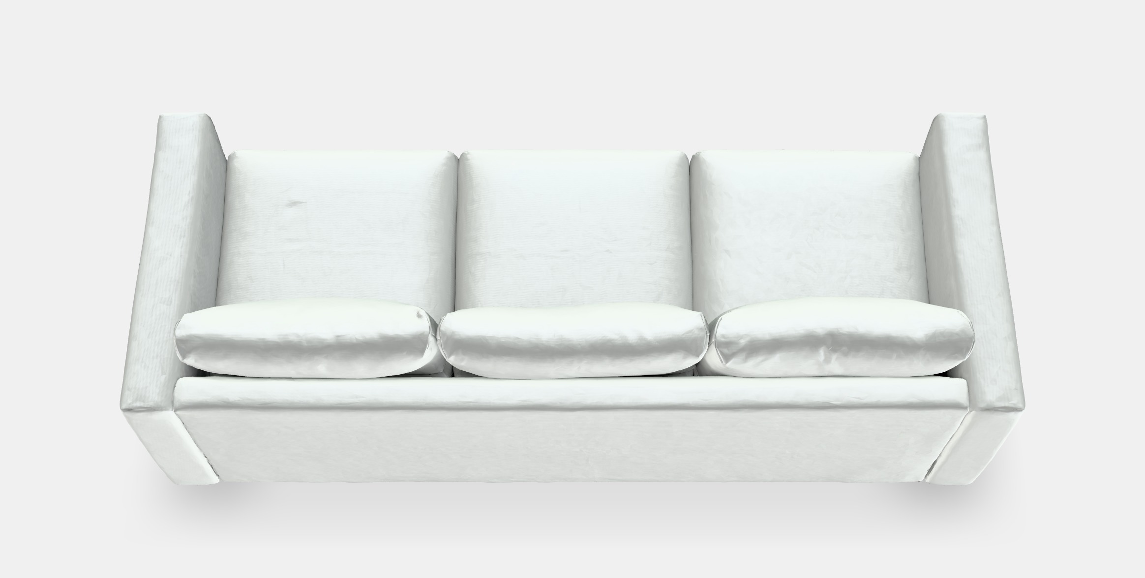 VIMLE Cover for 3-seat sofa 3 Low-poly 3D model_4