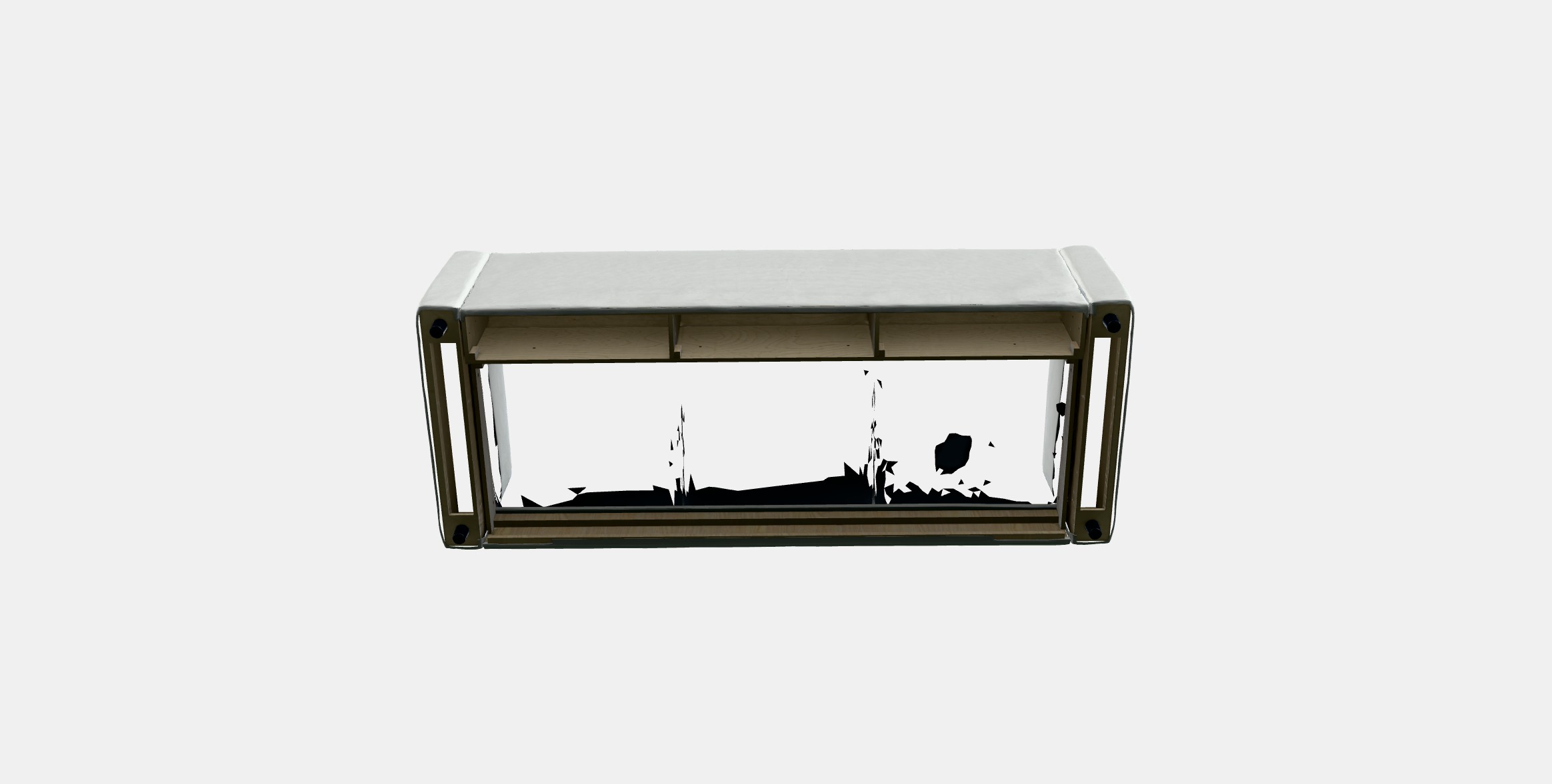 VIMLE Cover for 3-seat sofa 3 Low-poly 3D model_7