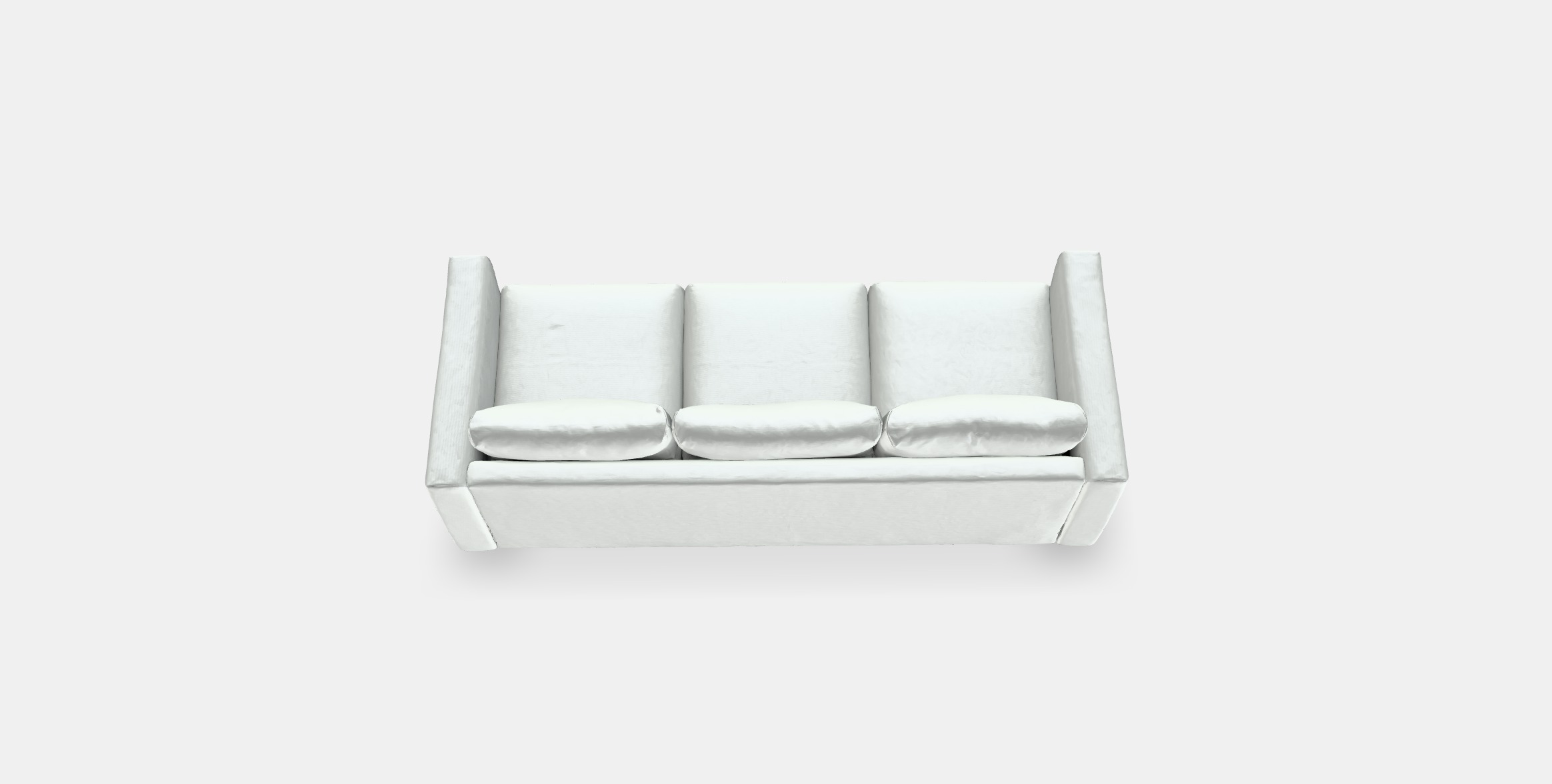 VIMLE Cover for 3-seat sofa 3 Low-poly 3D model_3