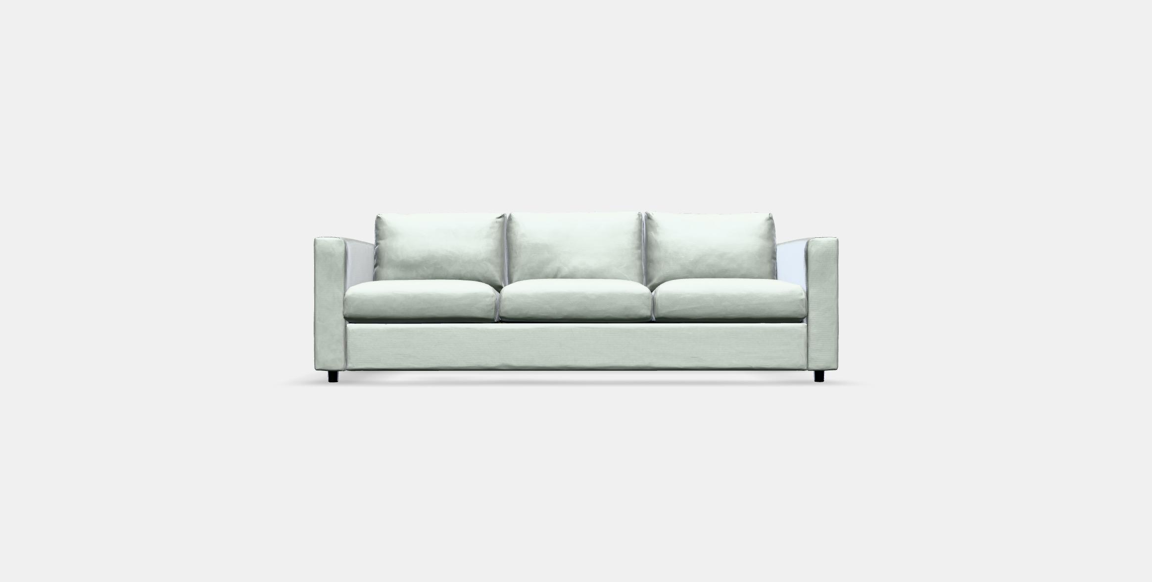 VIMLE Cover for 3-seat sofa 3 Low-poly 3D model_10