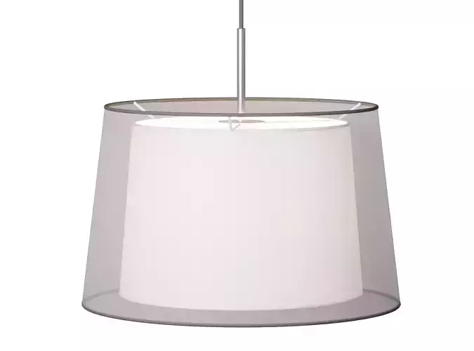 Faro Barcelona SABA Matt nickel pendant lamp 3L