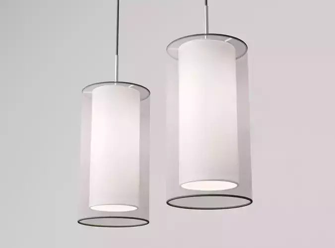 Faro Barcelona SABA Matt nickel pendant lamp 1L