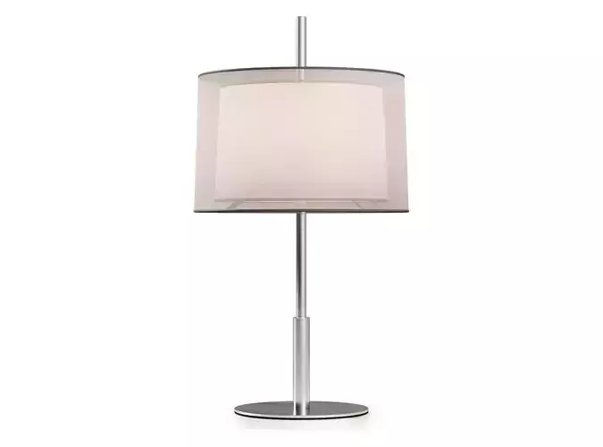 Faro Barcelona SABA Matt nickel table lamp