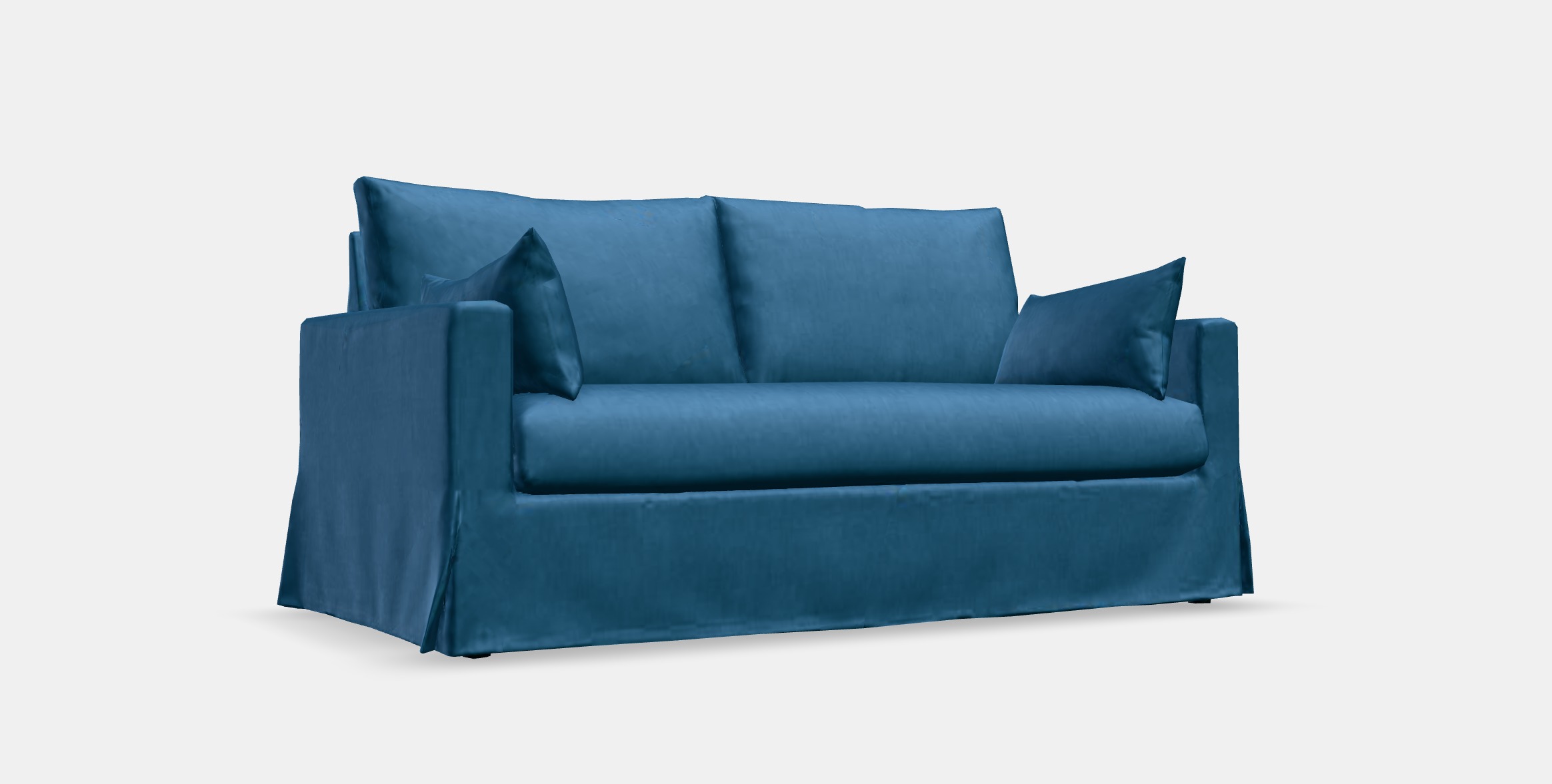 HYLTARP Cover for 2-seat sofa 5 Low-poly 3D model_7