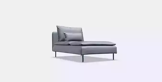 SODERHAMN Cover for chaise longue 1 Low-poly 3D model