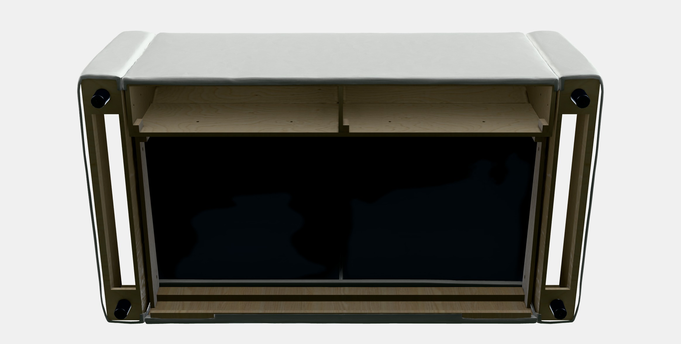 VIMLE Cover for 2-seat sofa 3 3D model_8