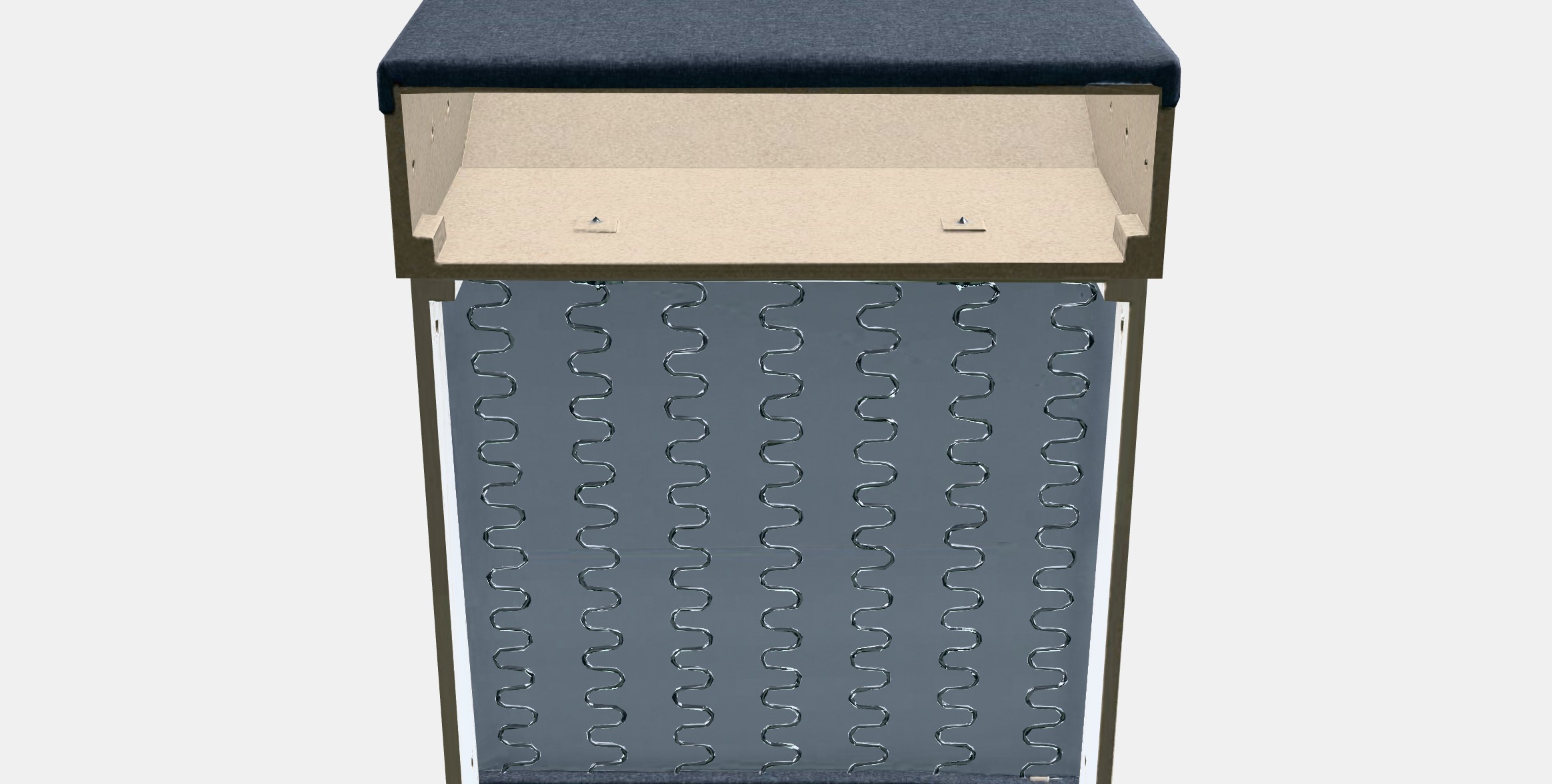 VIMLE Cover for 1-seat section 3 Low-poly 3D model_8