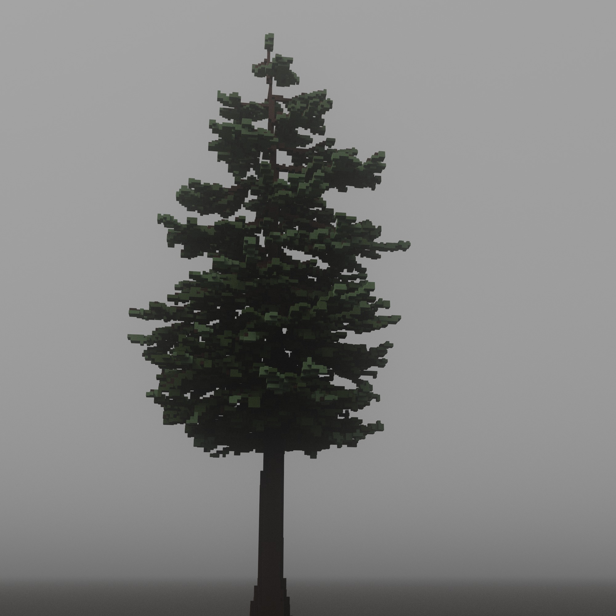 Voxel tree Free 3D model_6