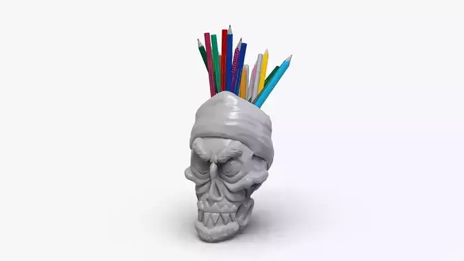 Achmed Pencil Holder 3D print model
