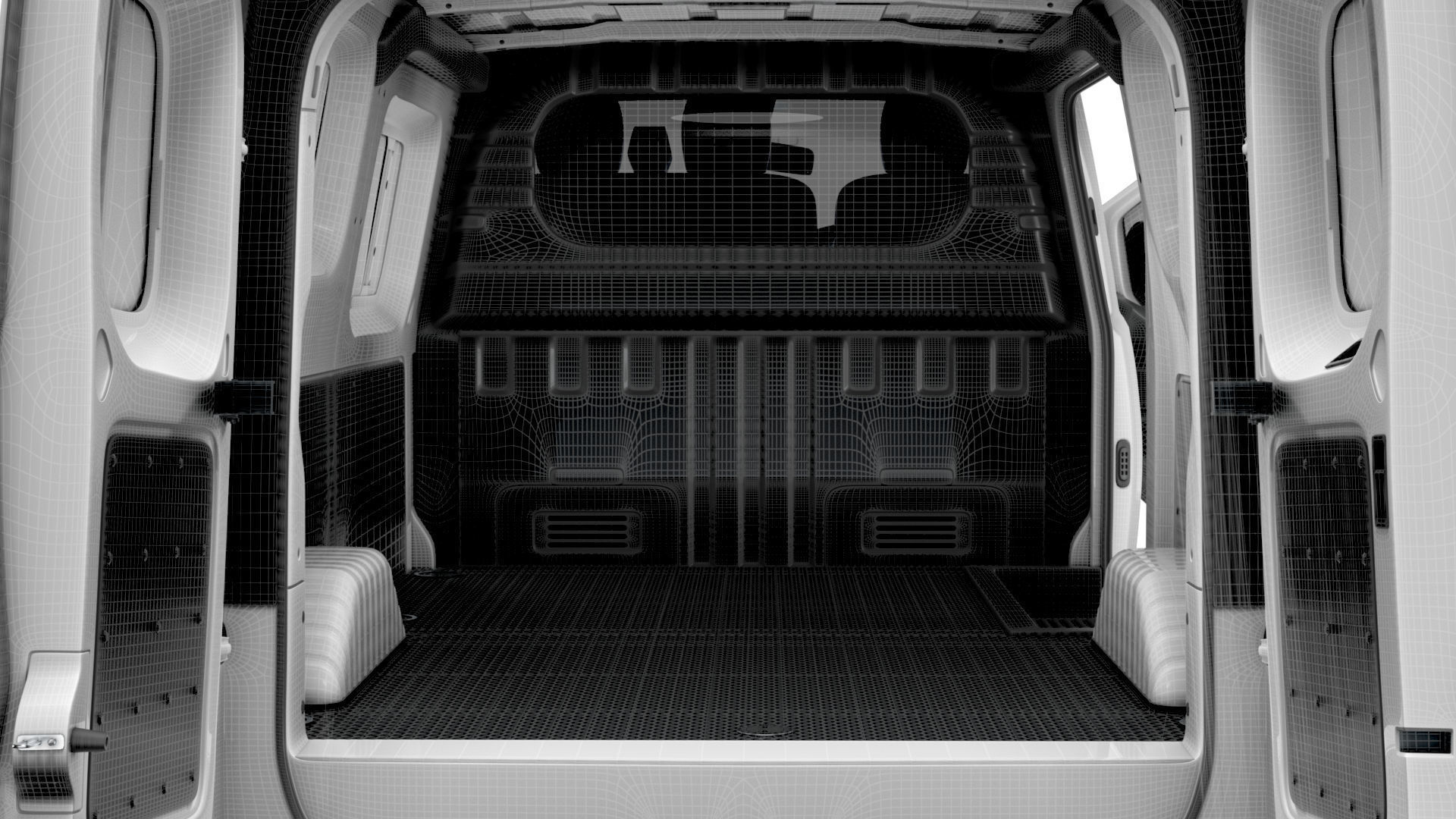 Chevrolet Express Max L2H1 HQ Interior 2025 3D model_28