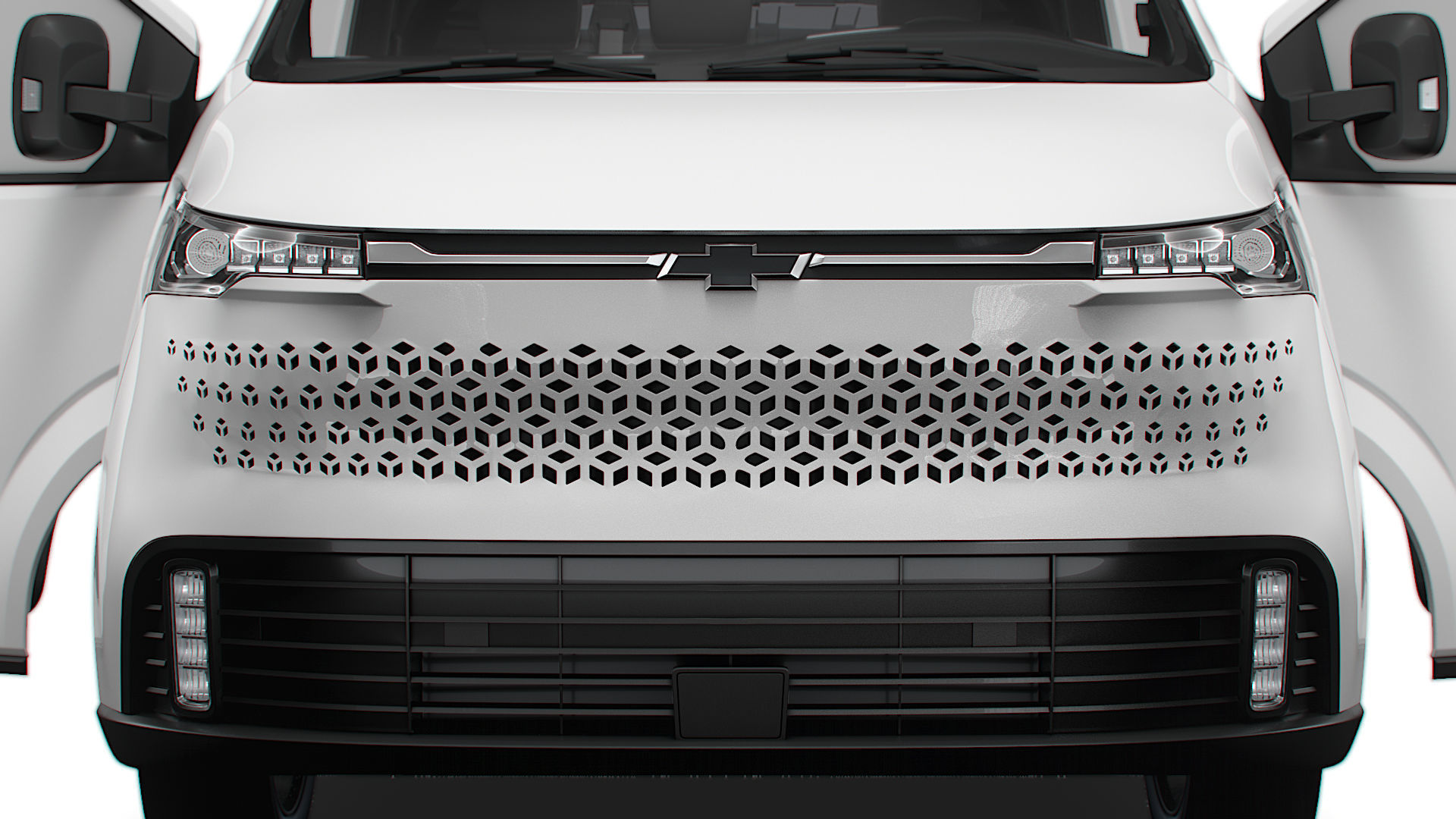 Chevrolet Express Max L2H1 HQ Interior 2025 3D model_7