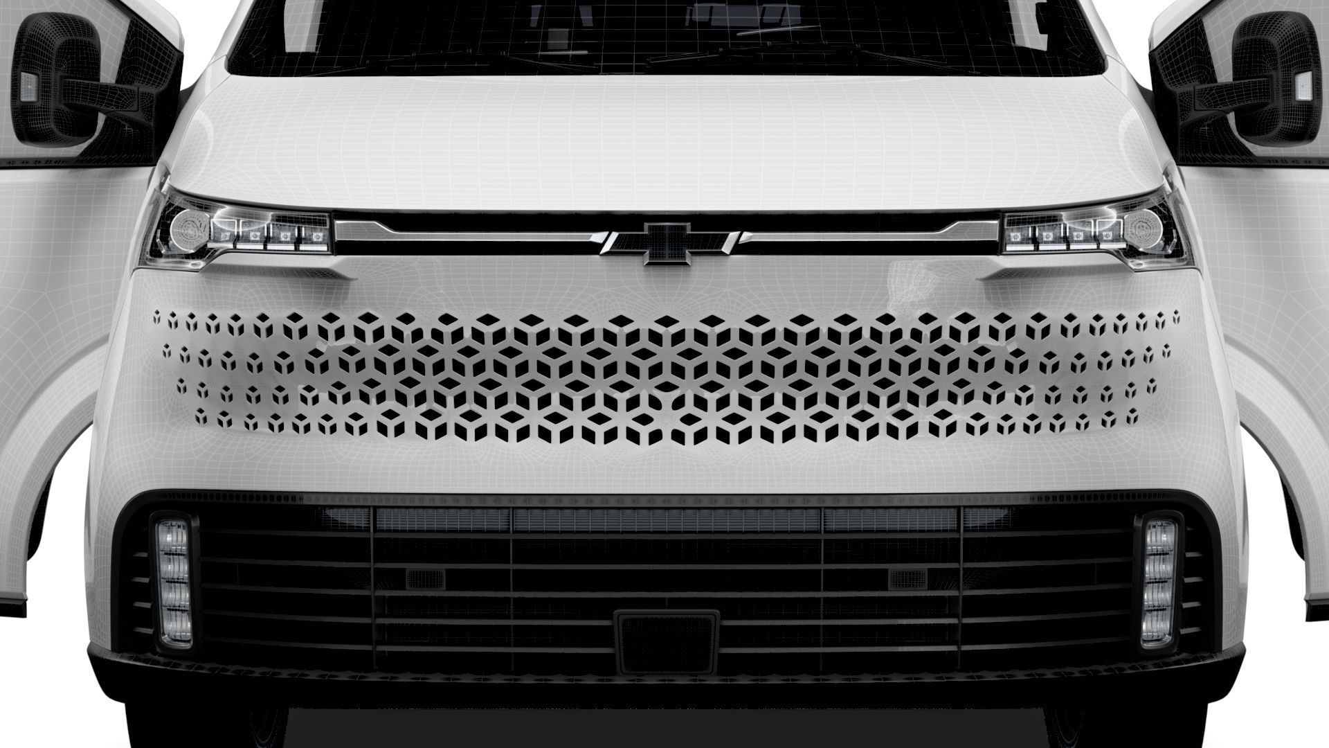 Chevrolet Express Max L2H1 HQ Interior 2025 3D model_22