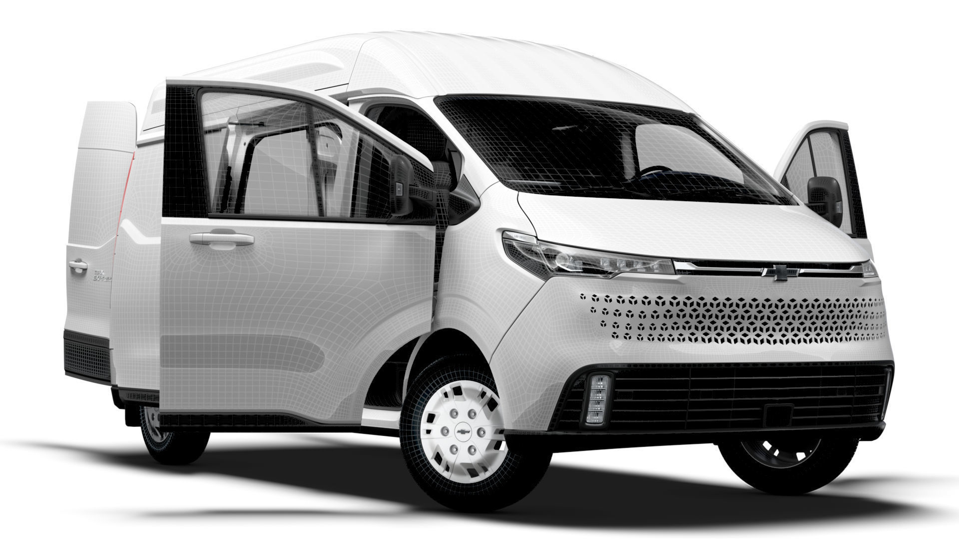 Chevrolet Express Max L2H2 HQ Interior 2025 3D model_15