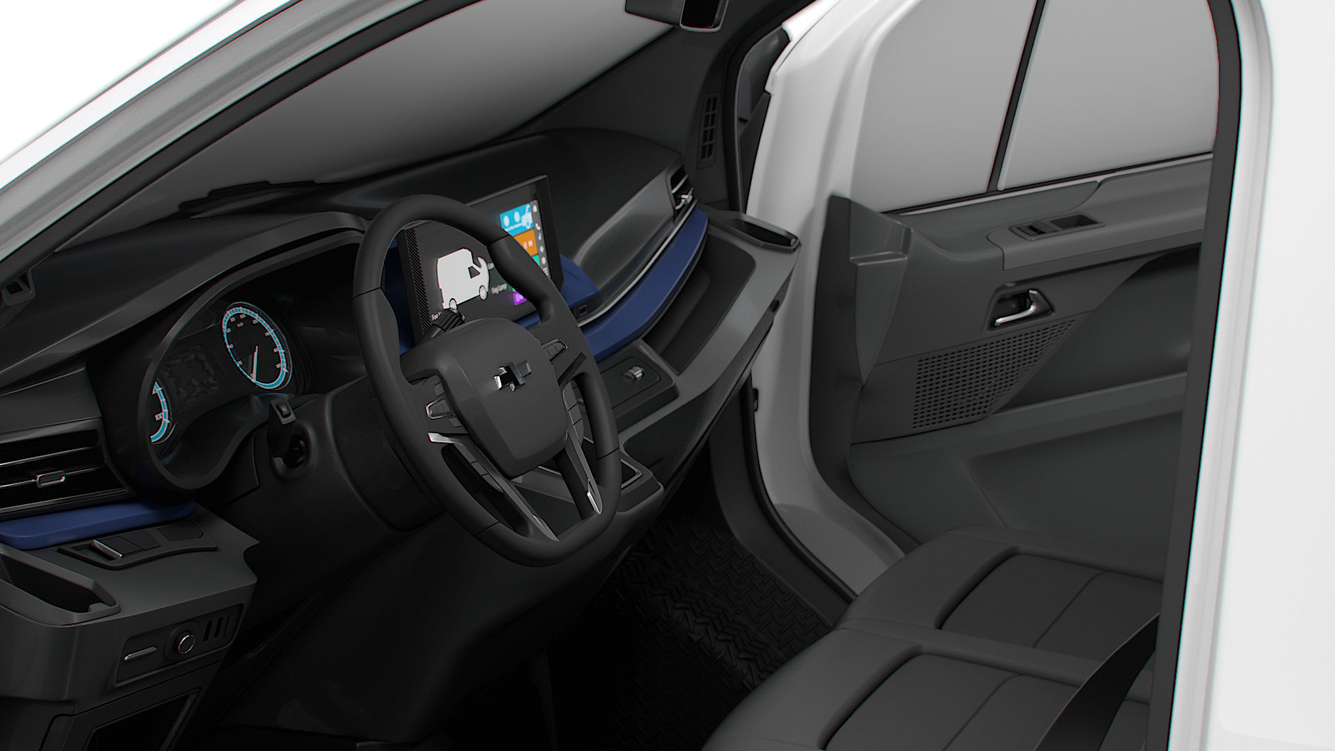 Chevrolet Express Max L2H2 HQ Interior 2025 3D model_2
