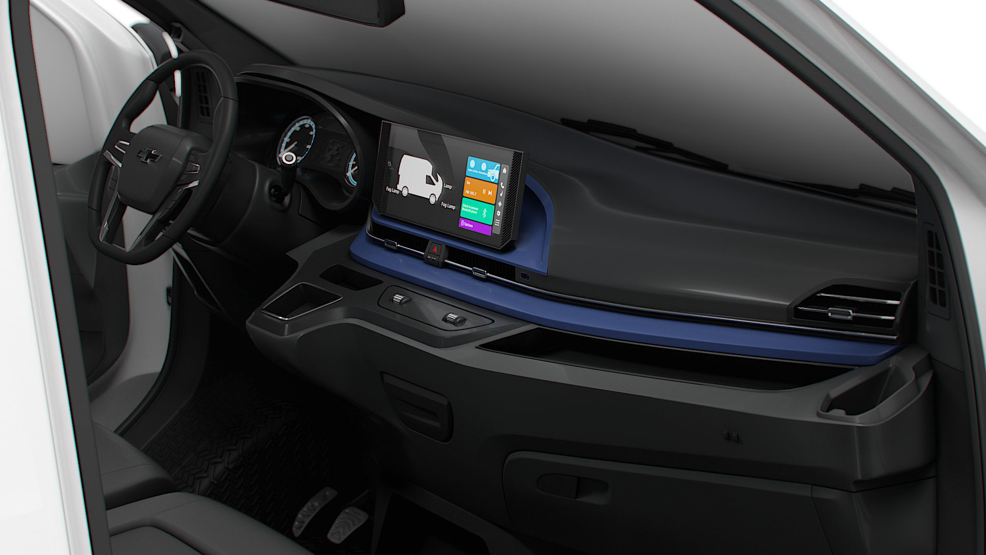 Chevrolet Express Max L2H2 HQ Interior 2025 3D model_11