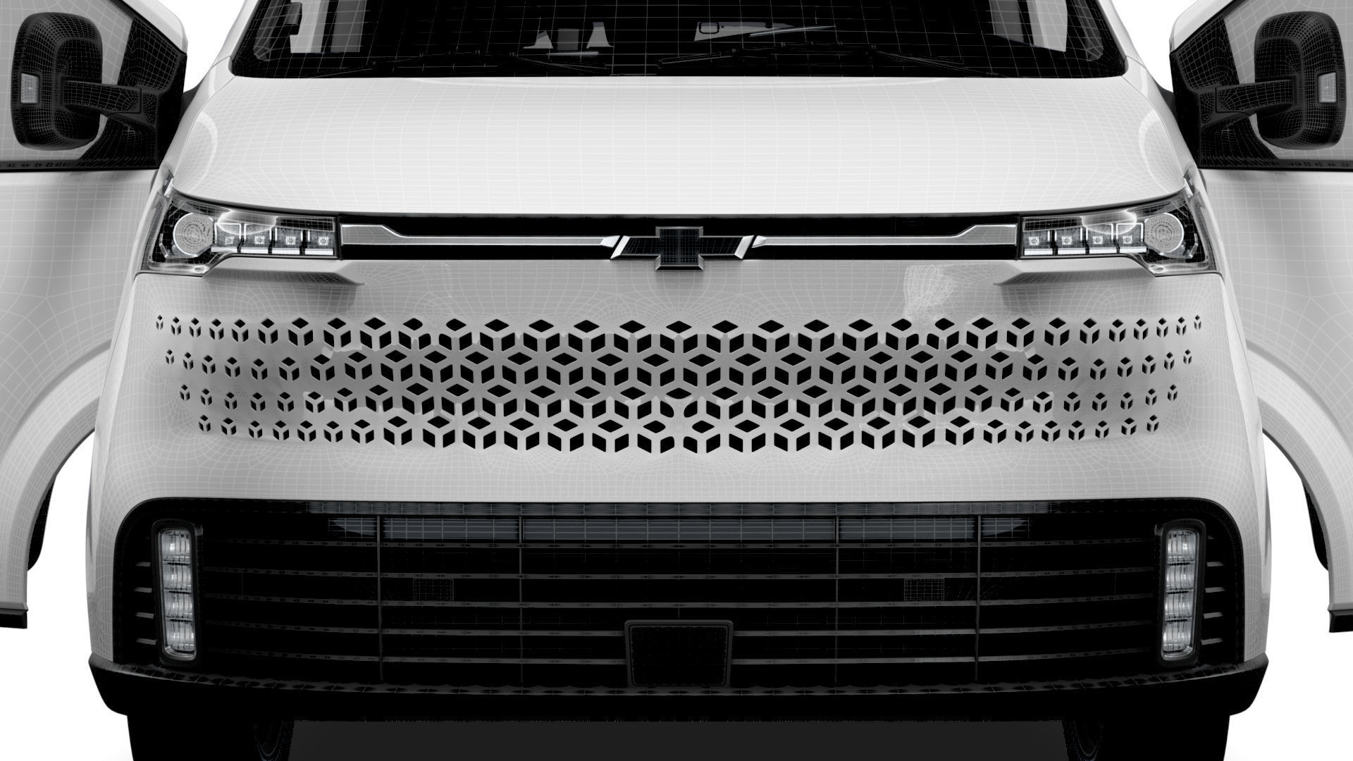 Chevrolet Express Max L2H2 HQ Interior 2025 3D model_23