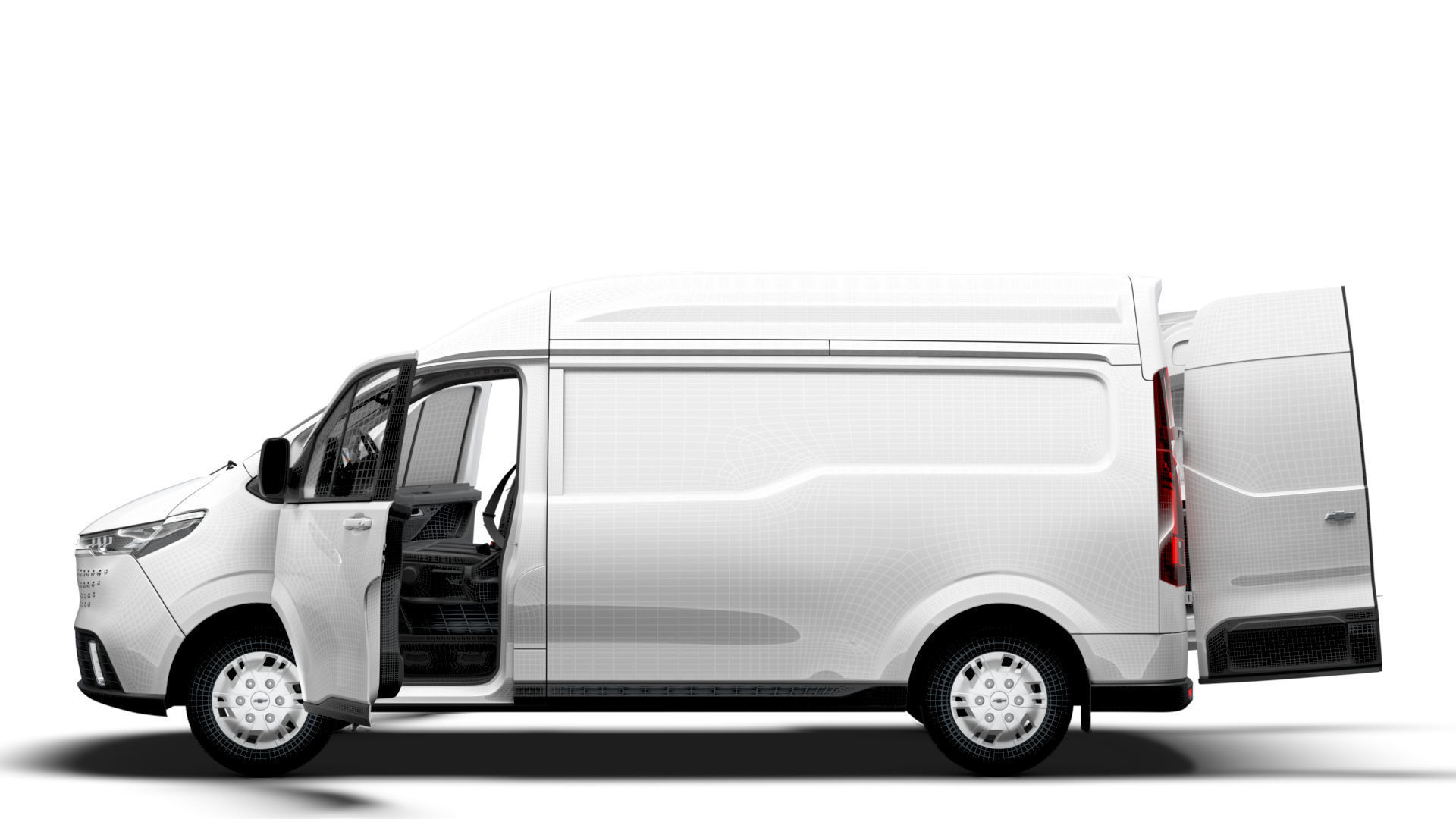 Chevrolet Express Max L2H2 HQ Interior 2025 3D model_19