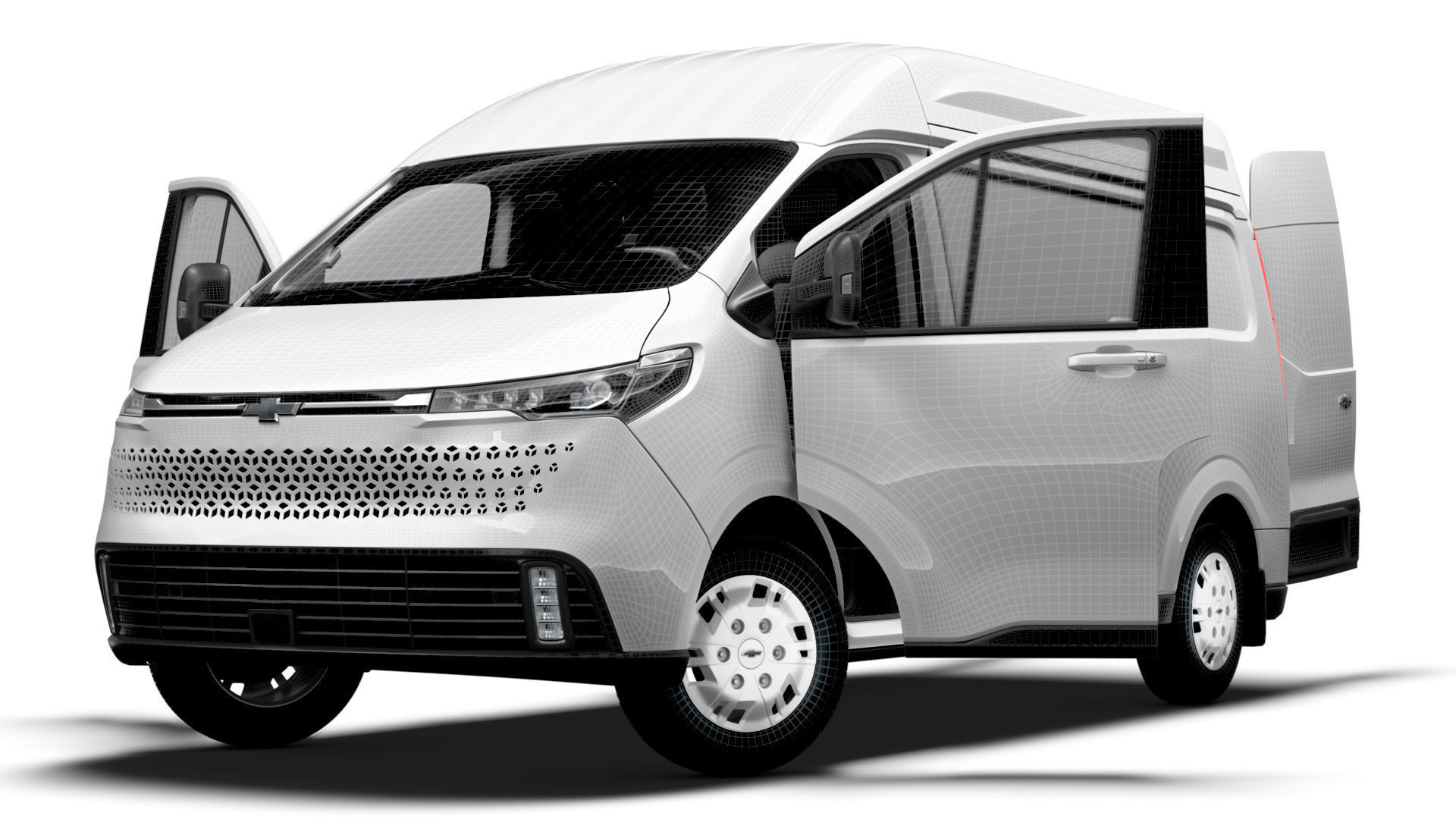 Chevrolet Express Max L2H2 HQ Interior 2025 3D model_24