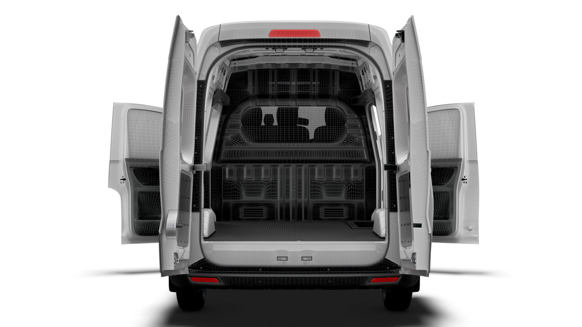 Chevrolet Express Max L2H2 HQ Interior 2025 3D model_26